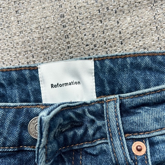 Jax Stretch High Rise Straight Jeans - Picture 3 of 5